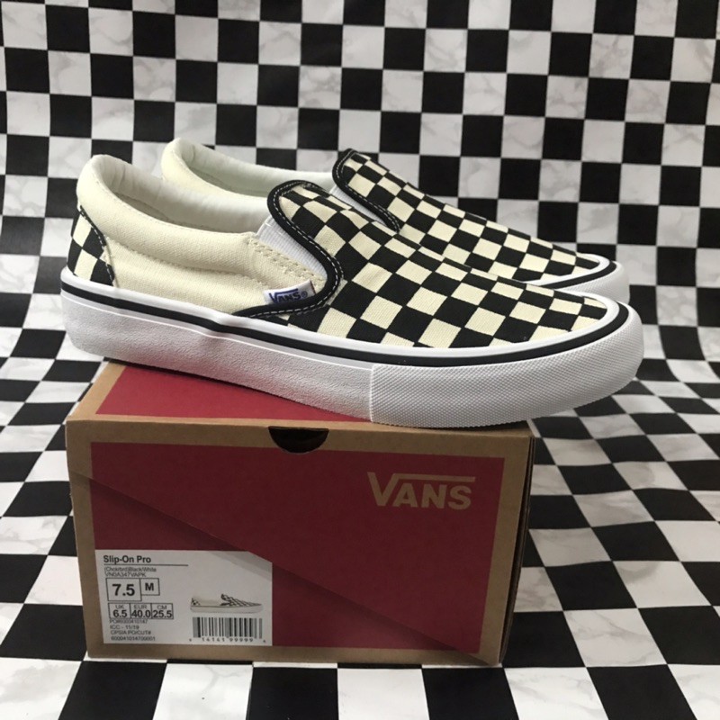 Vans Slip On Pro Checkerboard Original BNIB