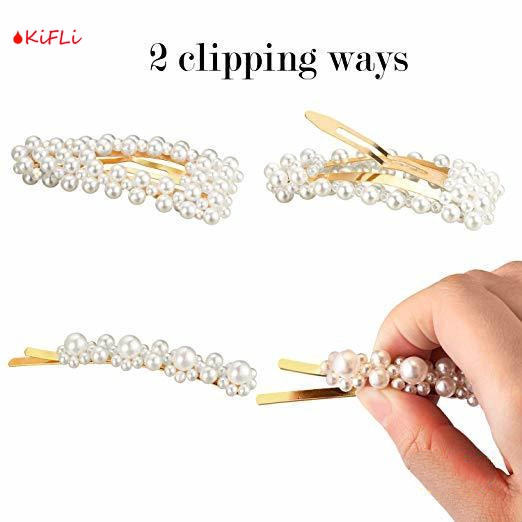 Jepit Rambut Mutiara,Hairclip Barrette,Untuk Fashion Wanita,Korea Rambut Aksesoris Fashion