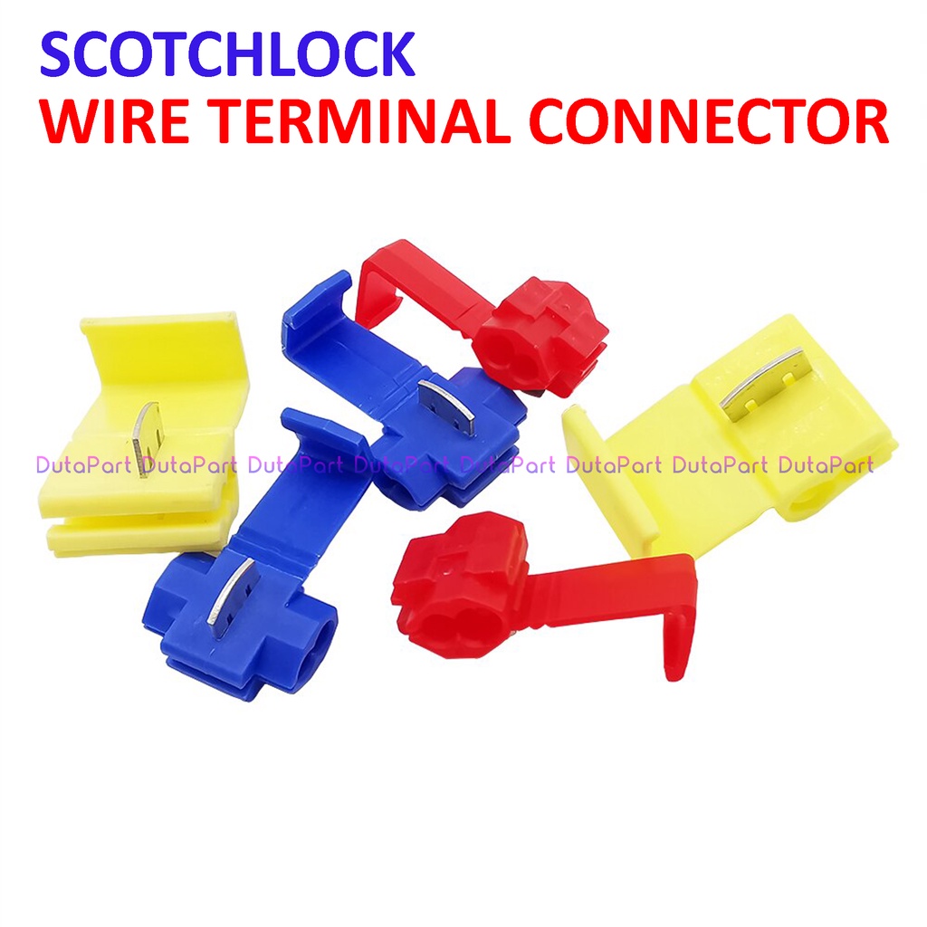 Blue Quick Connect Scotch Lock Wire Jumper Kabel Connector ScotchLock