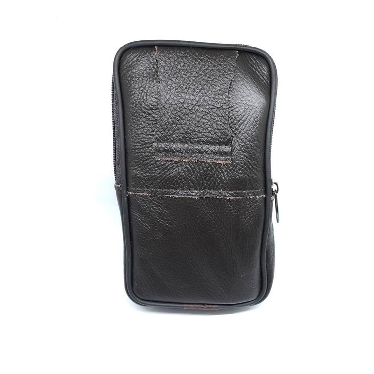 Sarung Hp Pinggang Kulit Sarung Hp Kulit Asli 100% Di Pinggang Untuk Hp 5,5" - 6,3"