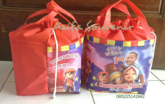 Goodie Bag Tassouvenir Kado Ulang Tahun dan Ultah Serut Custom-5