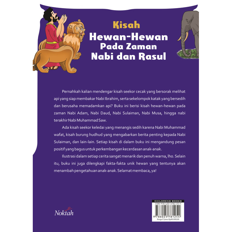 Buku Kisah Hewan-Hewan Pada Zaman Nabi dan Rasul - NOKTAH