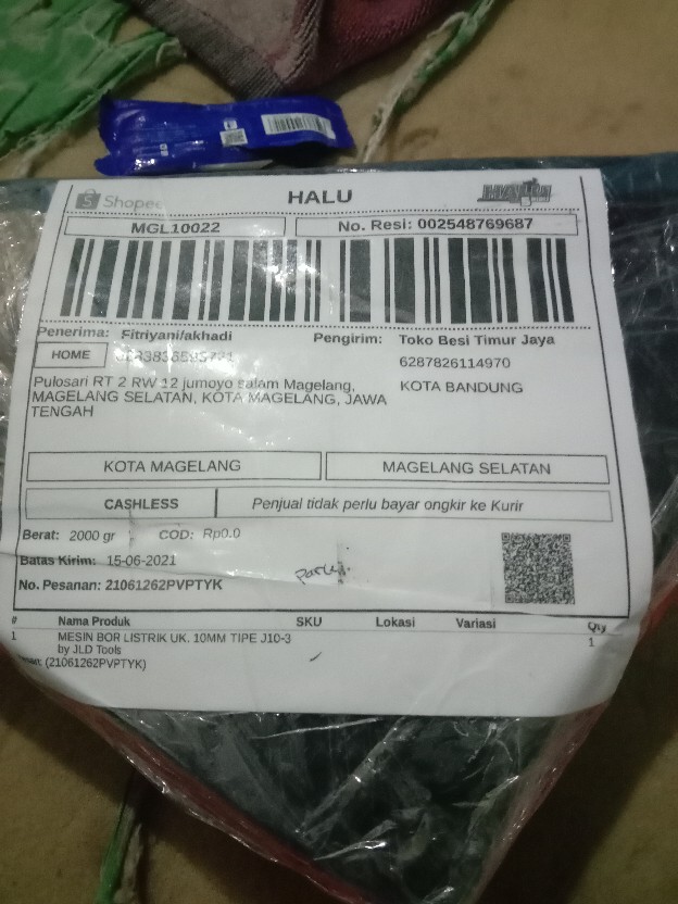 Mesin Bor Listrik Uk. 10mm Tipe J10-3 By Jld Tools