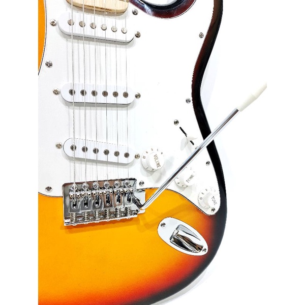 Gitar Elektrik Merk Fender Model StratoCaster American Standard Bonus Tas dan Kabel Jack Listrik Strato Caster Murah