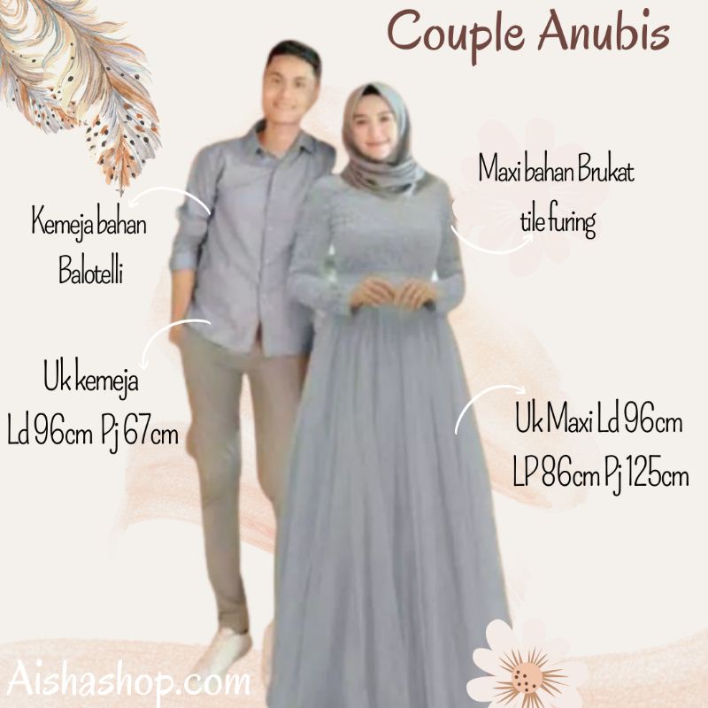 Cuple Muslim - Baju pasangan - COUPLE Anubis
