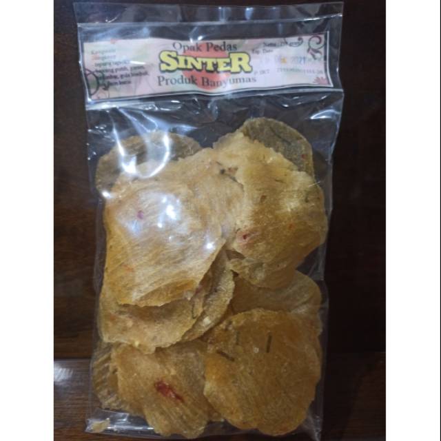 

Opak Pedas Mentah Merk Sinter Netto 250 g