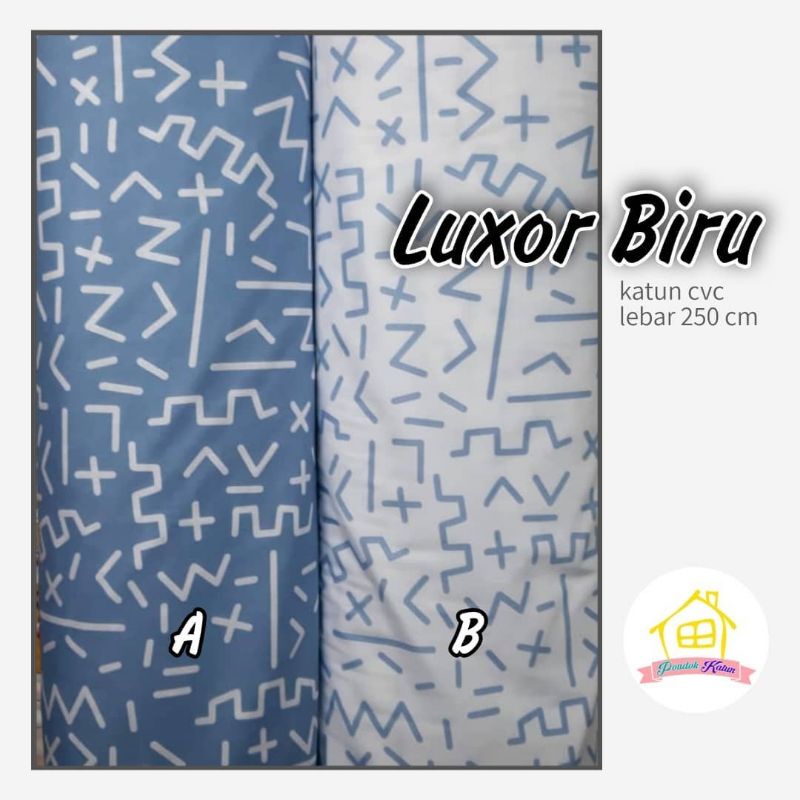 KAIN CVC LUXOR BIRU