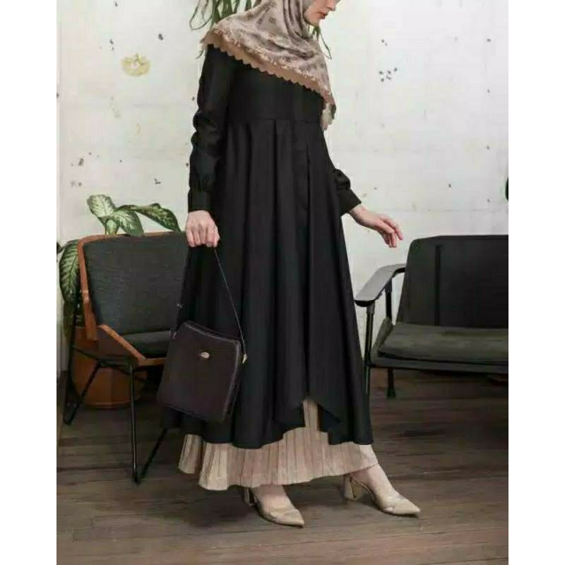 Tunik Terbaru 2021 - Long tunik - Tunik Putih - Tunik Jumbo - Tunik Remaja - Tunik Wanita Terbaru