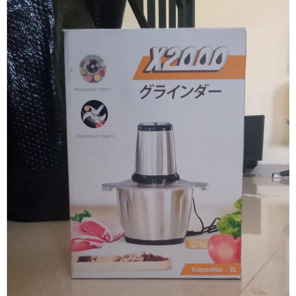 Penggiling daging X2000 blender daging super termurah high quality baja tahan karat yang aman 250W