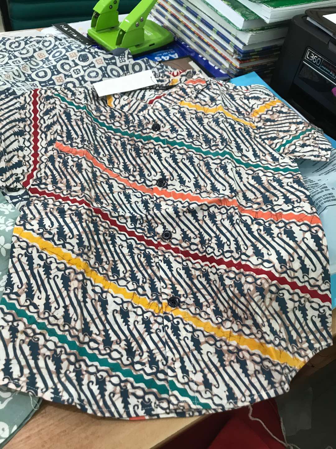 Kemeja Batik Anak Pelangi Series By Nattaline
