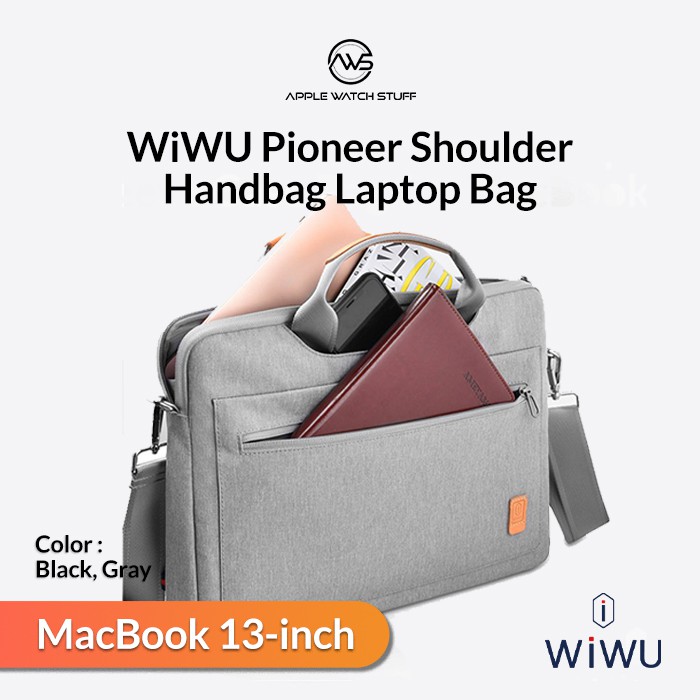 WiWU Pioneer Shoulder Handbag Laptop Bag for MacBook Air/ Pro