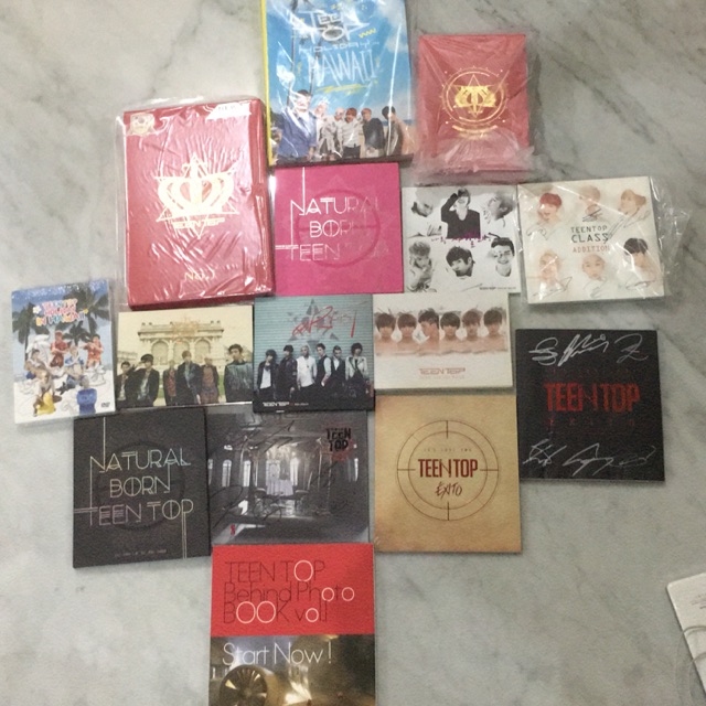 Album Teen Top 100% ada signed cd