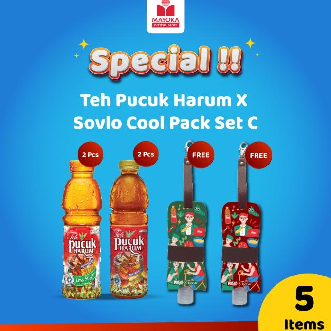 

[ COD ] Teh Pucuk Harum X Sovlo Cool Pack Set C PROMO SPECIAL Kode 243