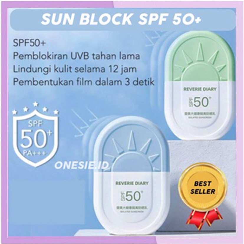 Sunscreen SPF 50 PA+ Skincare Sun block 50ml UV Shield Essential REVERIE DIARY  XX064