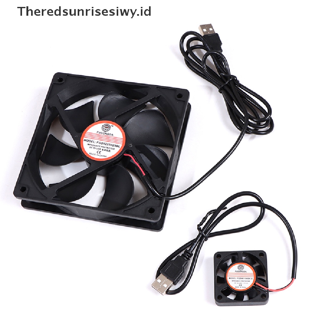 (Theredsunrisesiwy.Id) Kipas Pendingin Brushless Usb Dc 5v Untuk Komputer Pc