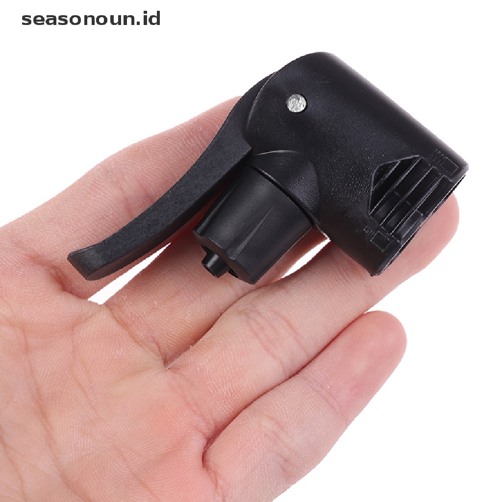 (seasonoun) Adaptor Katup Pompa Ban Sepeda Pengganti Kepala Ganda