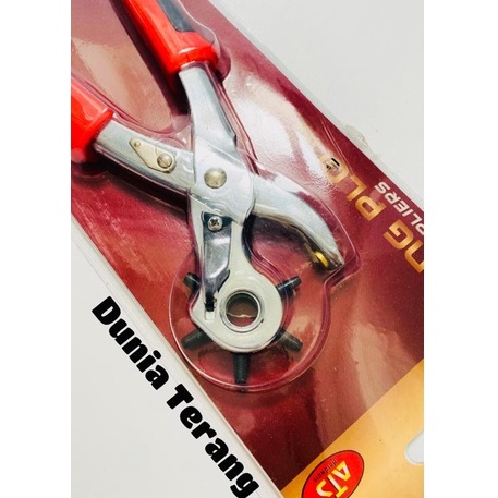 Tang Plong ATS 9in - Alat Pelubang Sabuk Pelobang Ikat Pinggang - Plong Kulit - Tang Pembolong Gesper - Punch Pliers ATS 023868