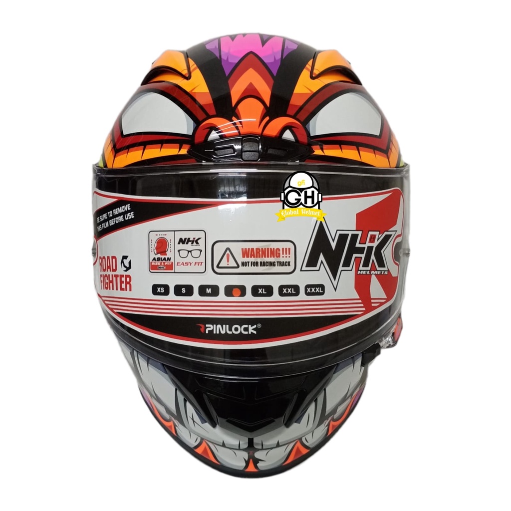 NHK HELM GPR TECH STREET THE MASK BLACK PINK GLOSSY GP R TECH