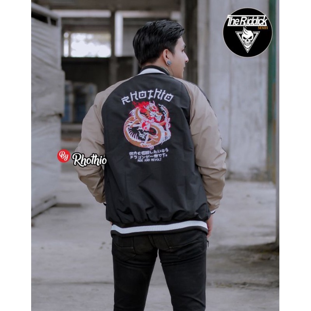 Jaket sukajan bordir/jaket bomber bordir/sukajan memphis/jaket erigo/