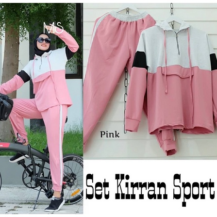 Setelan Olahraga Wanita Jumbo Terbaru 2021 Baju Olahraga Wanita Muslim Setelan Senam Setelan Traning