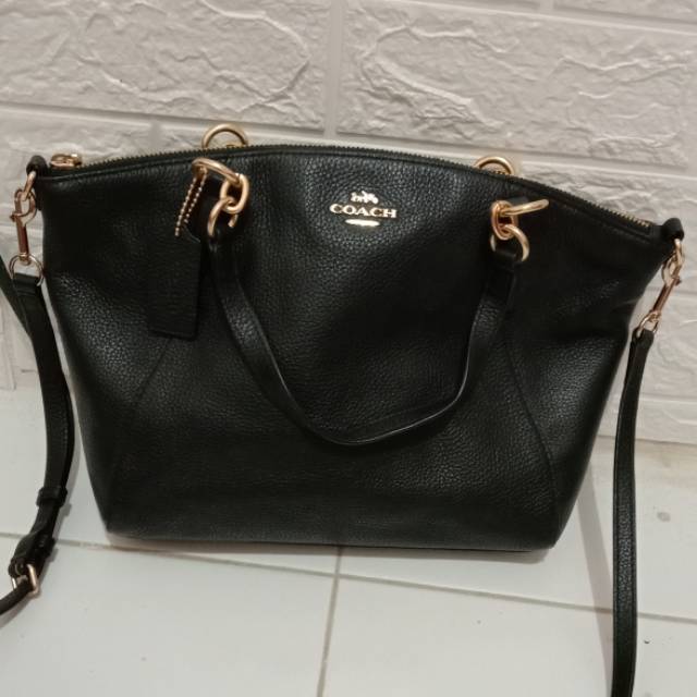 Coach small kelsey black original preloved
