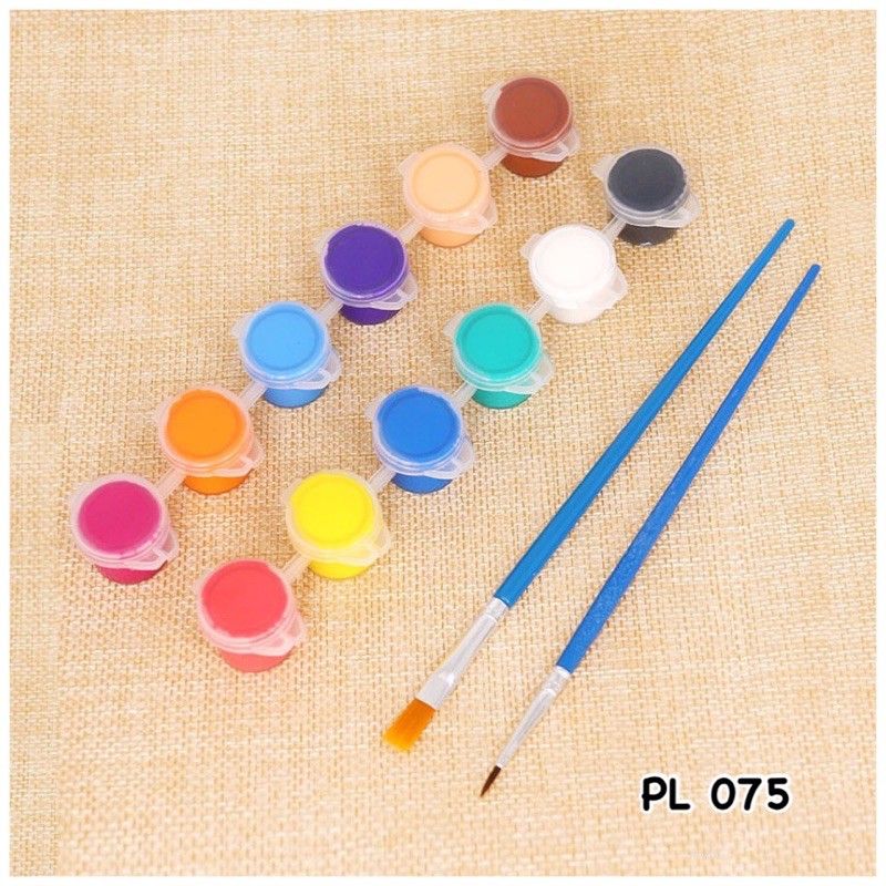 

PL 075 | ALAT MELUKIS CAT AIR WARNA 12 WARNA + 2 KUAS