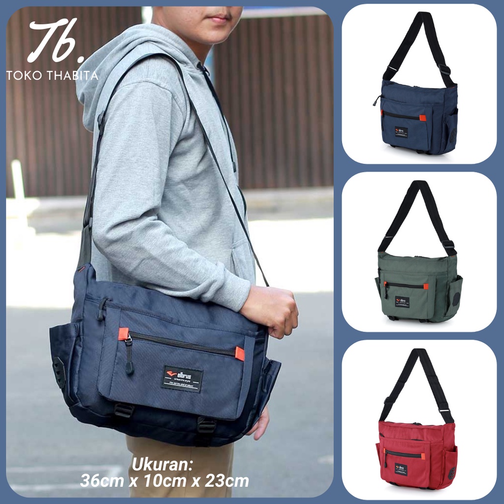 Toko Thabita Tas Selempang Pria Elbrus Original Sling Bag Salempang Bahu Distro