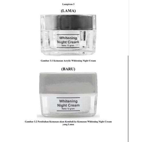 MS glow whitening Night Cream 9E2