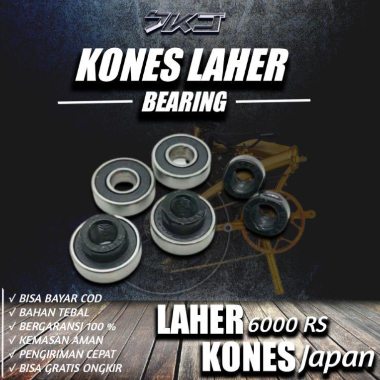 HOT PRODUCT LAHER BEARING SEPEDA 6000 LAHER RODA BELAKANG SEPEDA LAHER KONES BEARING SEPEDA LIPAT MI