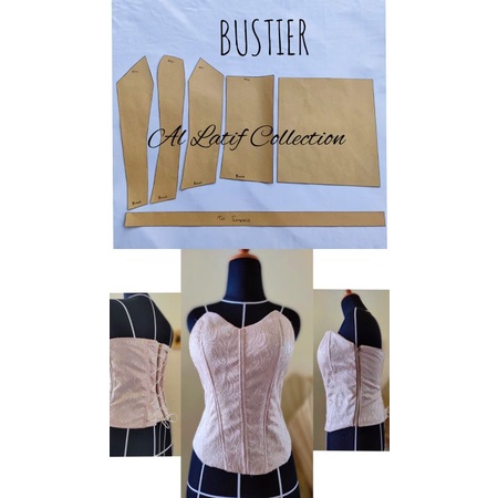 pola BUSTIER by Al - Latif Collection ORI