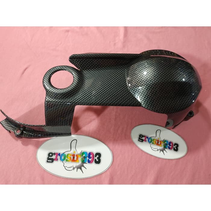 Tameng/Cover/Tutup Knalpot CVT Mio M3-Fino 125 Karbon Original