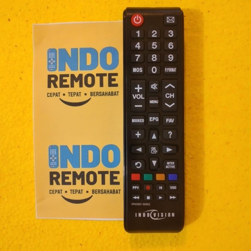 REMOTE TV PARABOLA DECODER INDOVISION ORIGINAL