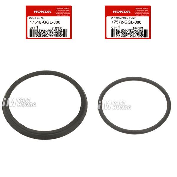 Oring Fuel Pump & Dust Seal Beat Spacy Scoopy Vario Revo Supra X 125 Fi 17518-GGL-J00 17572-GGL-J00