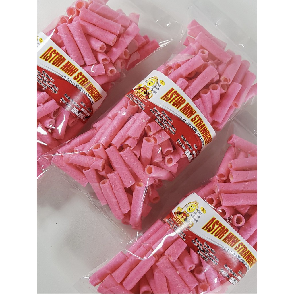 

Victory Snack - Camilan Astor Mini Strawberry murah isi 200 gr