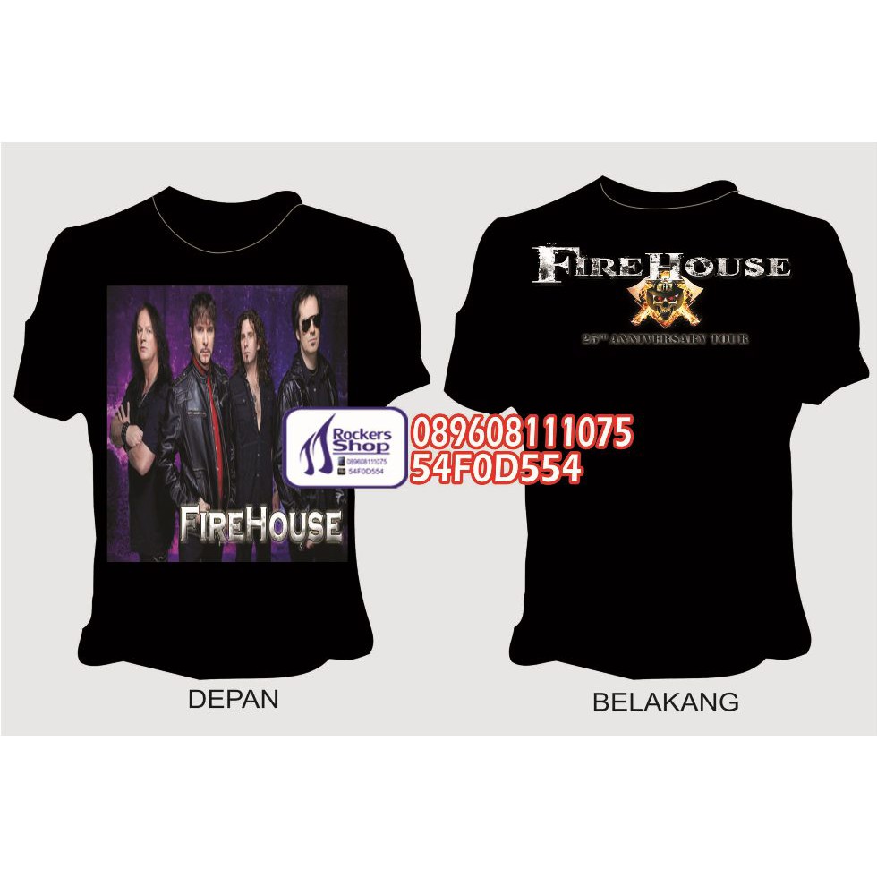 KAOS FIREHOUSE ANNIVERSARY TOUR BAND ROCK LEGENDARIS