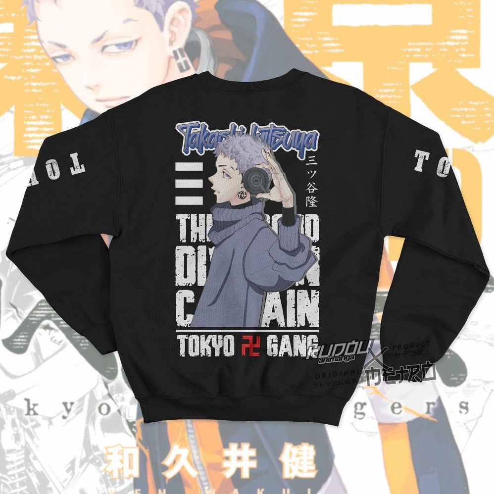 Crewneck Takashi Mitsuya Anime Manga Tokyo Revengers Premium Unisex