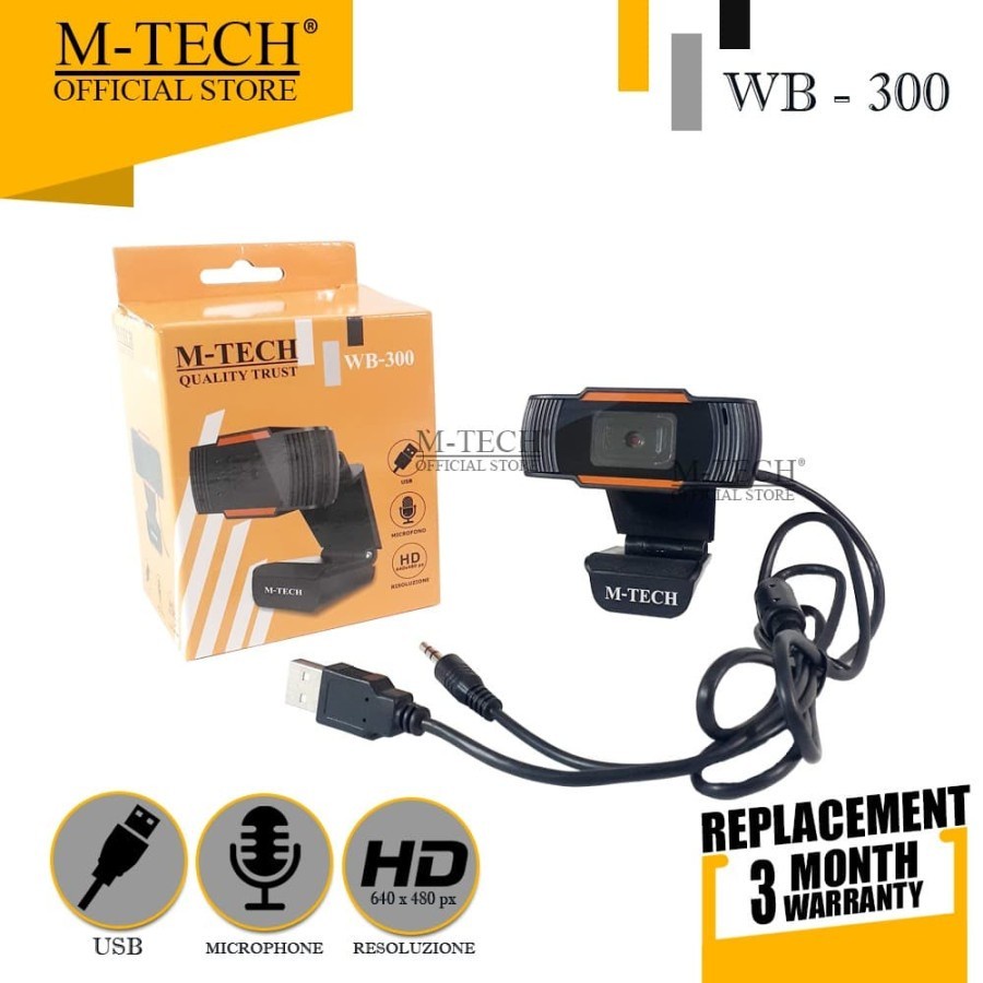 M-Tech Original Web Camera WB 300 with Microphone WB300