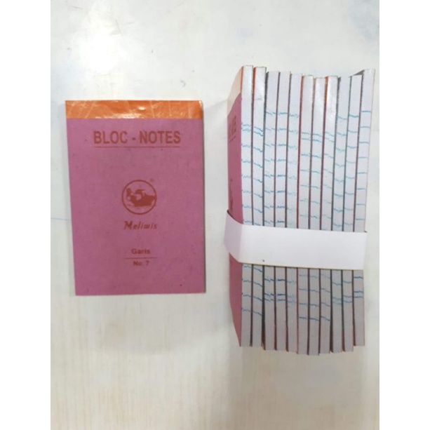 

Bloc Notes Garis No.7 Kecil 1 lusin