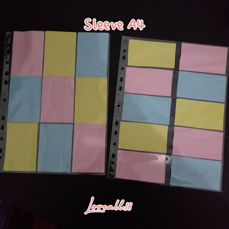 

[Min. 3 sleeve] Bantex sleeve A4 slot 9p 10p dan A5 slot 4p 2p