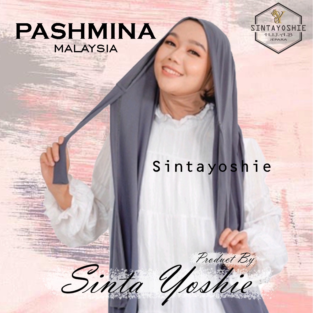 (ORIGINAL) PASHMINA MELAYU 3in1 (180x80cm) Ceruty Babydoll | Pashmina instan bando | Pashmina Malaysia