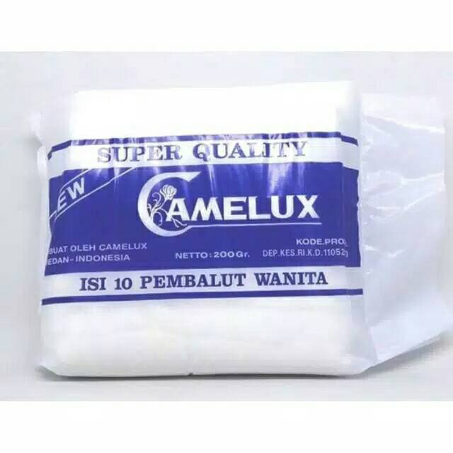 CAMELUX ( PEMBALUT BERSALIN ) ISI 10 PCS