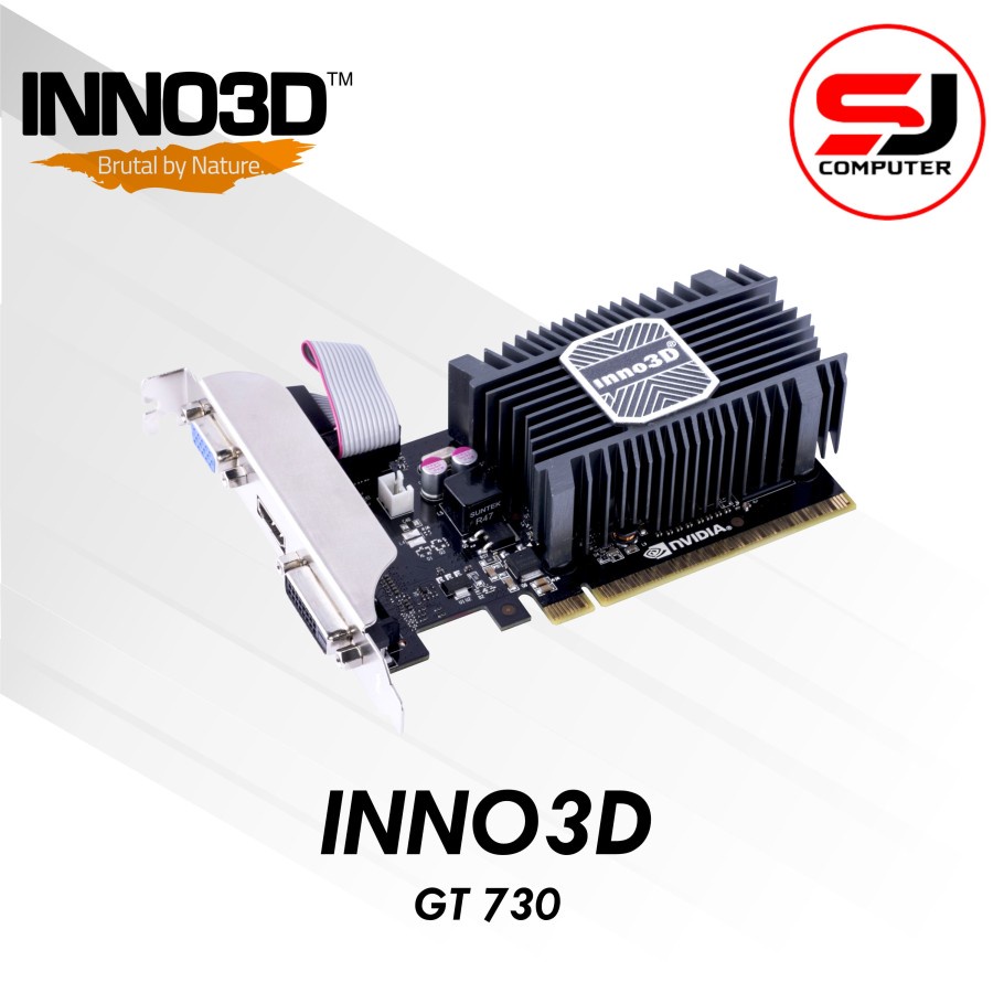 VGA GT 730 Inno3d GT730 2GB DDR3 Low Profile
