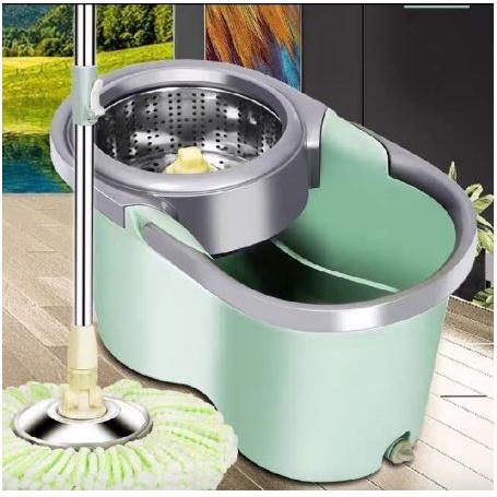 Spin Mop Alat Pel Lantai Super Mop Alat Pembersih Lap Pel BATAM