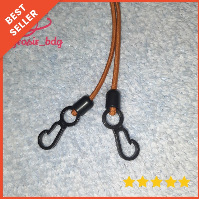 Kalung Masker Hijab 2in1 Strap Masker Hijab Tali Elastis Karet Lanyard Masker Gantungan Masker Tali Kalung Masker