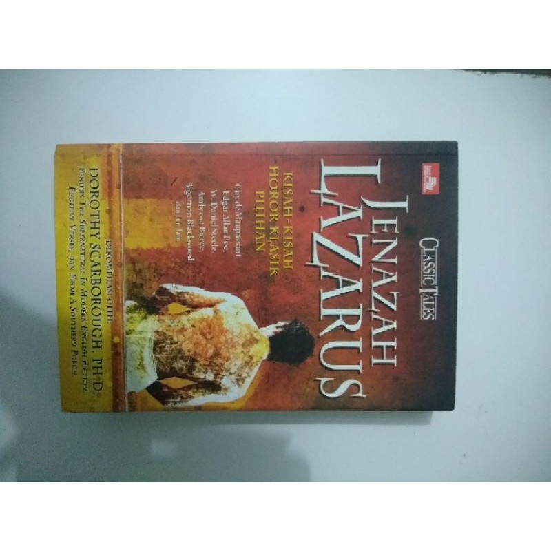 Novel Preloved Bekas Pemakaian Pribadi Murah Jenazah Lazarus - Dorothy Scarborough, PH.D.