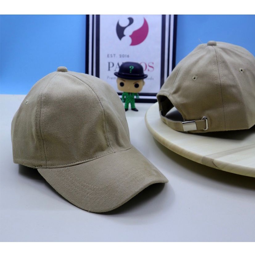 Topi polos bahan rapel tebal//topi custom bahan bagus//aksesories fashion