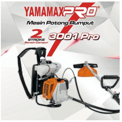 Mesin Potong Rumput 3001 YAMAMAX PRO 2 Tak Brush Cutter Gendong 2Tak