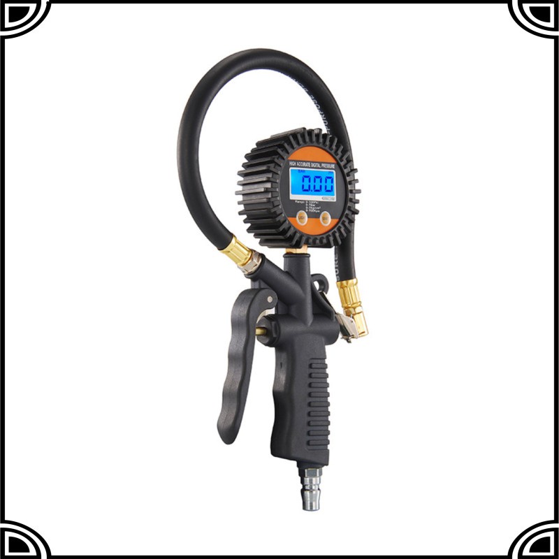 GS8 Digital Tire Pressure Gauge Pembaca Tekanan Angin Ban LCD Display Pistol Style Neoteck DP-2
