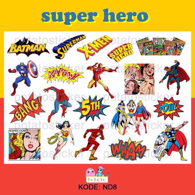 

super hero - sticker tumblr