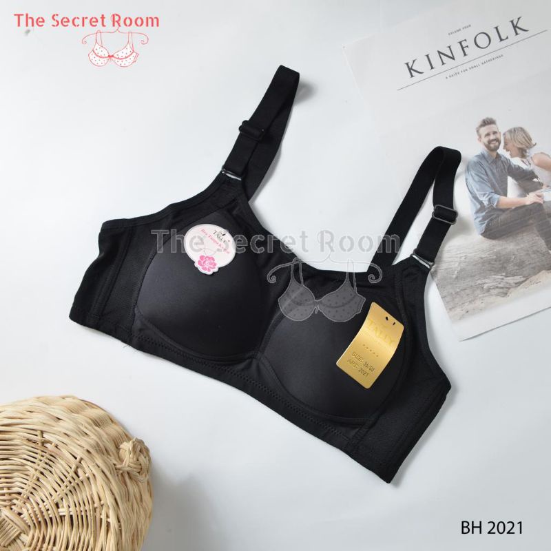 TALLY BRA BH 2021 | CUP B BESAR | TANPA KAWAT | BUSA TIPIS | SIZE 36-42 | BASIC BRA BH BAHAN BERPORI